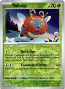 Pokemon Volbeat 009/167 Twilight Masquerade Reverse Holo NM
