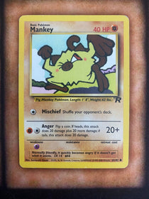 Pokemon Mankey 61/82 Team Rocket MP