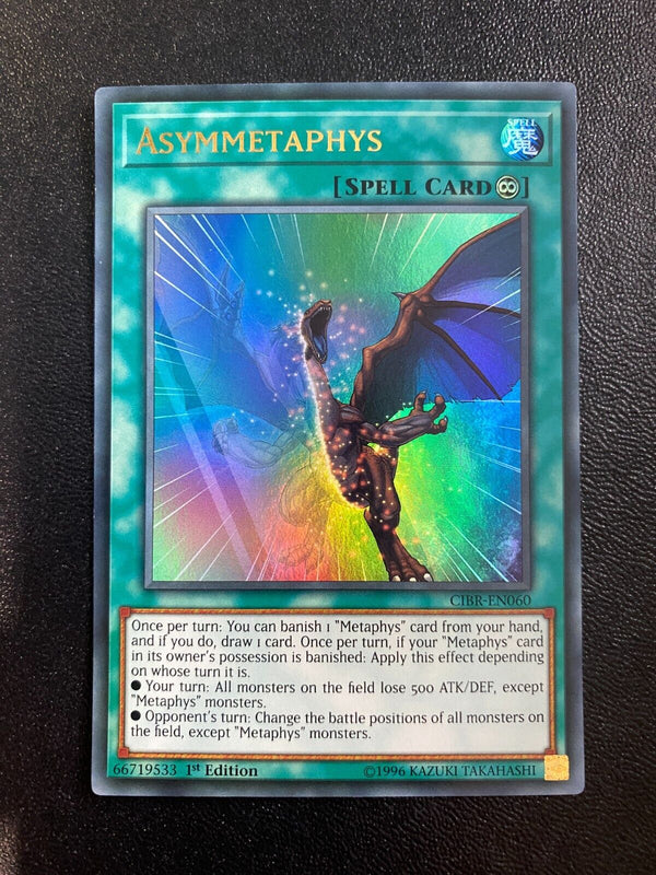 Yugioh Asymmetaphys CIBR-EN060 Ultra Rare 1st Edition LP/VLP