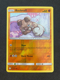 Pokemon Rockruff 123/236 Cosmic Eclipse Reverse Holo NM