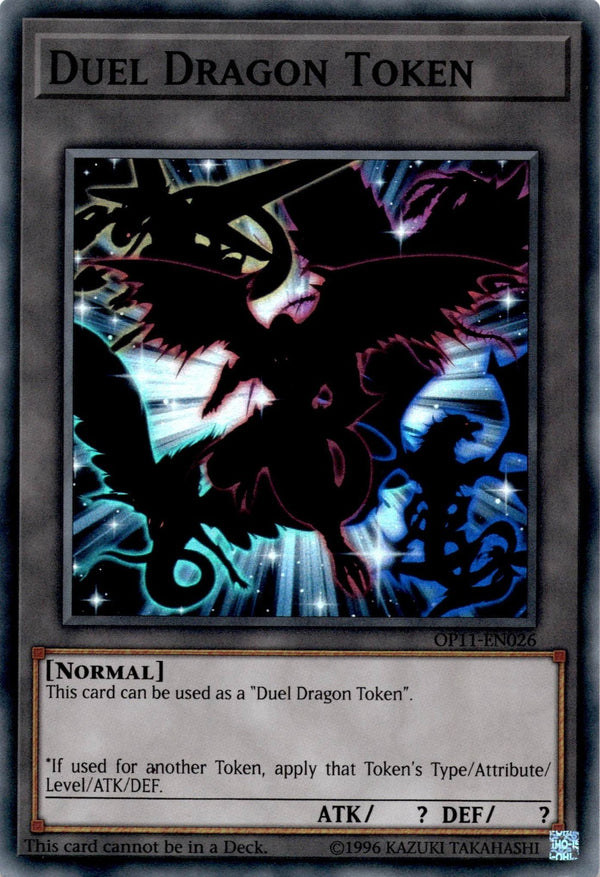 Yugioh Duel Dragon Token OP11-EN026 Super Rare Unlimited Edition NM