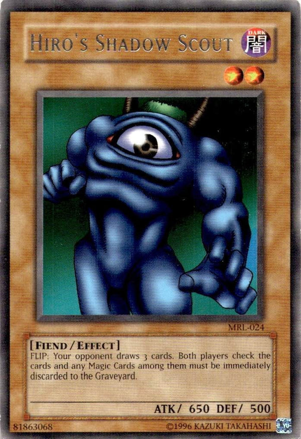 Yugioh Hiro's Shadow Scout MRL-024 Rare Unlimited Edition VLP/NM