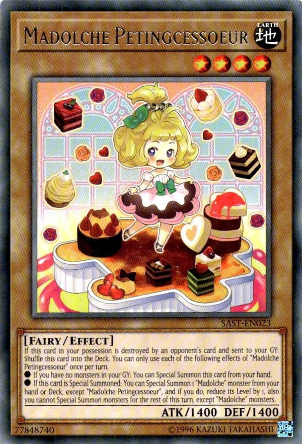 Yugioh Madolche Petingcessoeur SAST-EN023 Rare 1st Edition NM