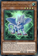 Yugioh Lightsworn Dragonling LEDE-EN023 Ultra Rare 1st Edition NM