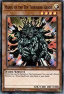Yugioh Manju of The Ten Thousand Hands HISU-EN047 Super Rare 1st Edition NM