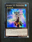 Yugioh Number 103: Ragnazero AP07-EN009 Super Rare Unlimited Edition LP