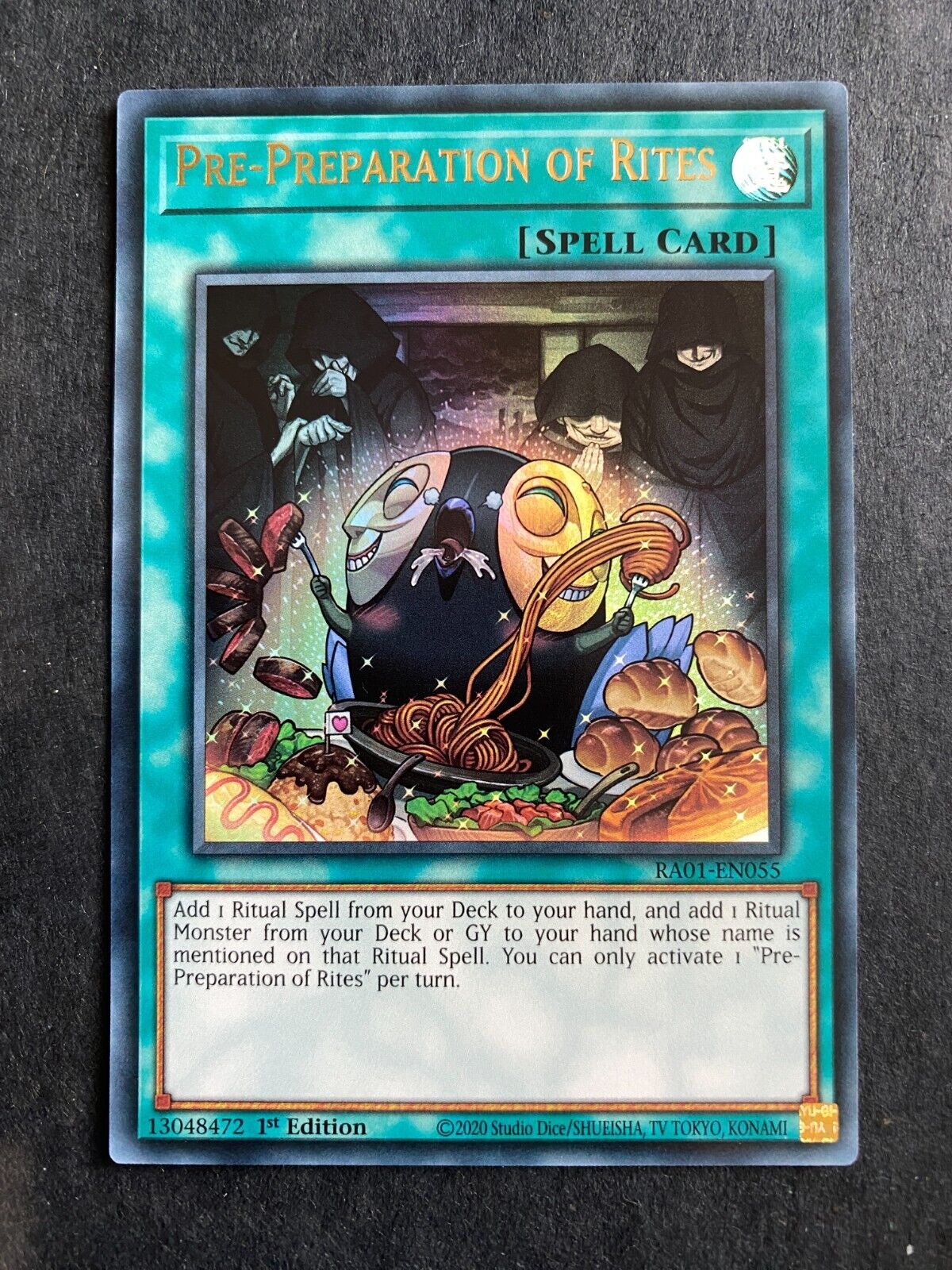 Yugioh Pre-Preparation of Rites RA01-EN055 Ultra Rare 1st Edition NM