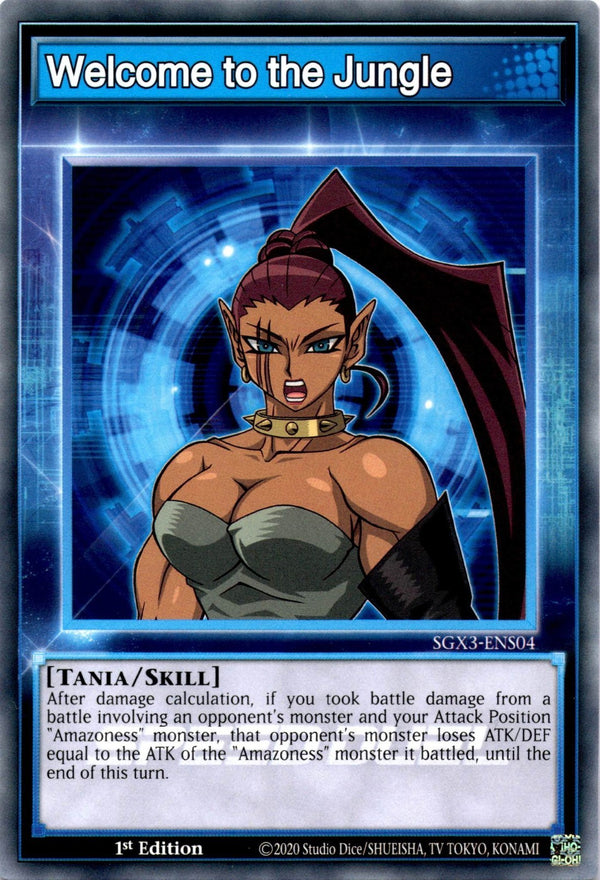 Yugioh Welcome to the Jungle SGX3-ENS04 Speed Duel Common 1st Edition NM