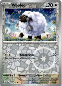 Pokemon Wooloo 124/142 Stellar Crown Reverse Holo NM