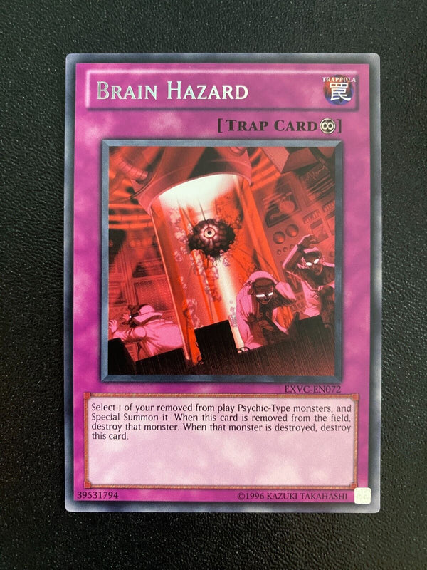 Yugioh Brain Hazard EXVC-EN072 Rare Unlimited Edition VLP/NM