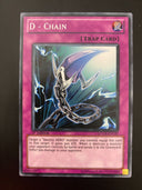 Yugioh D - Chain LCGX-EN152 Common 1st Edition LP/VLP