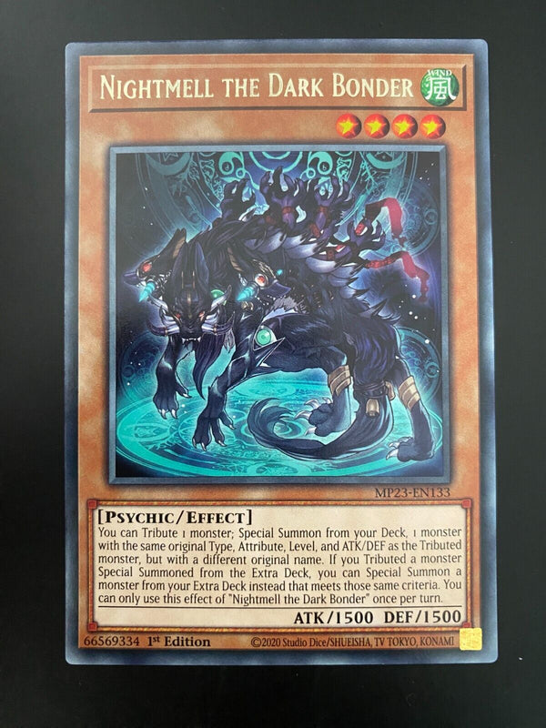 Yugioh Nightmell the Dark Bonder MP23-EN133 Rare 1st Edition NM/MINT