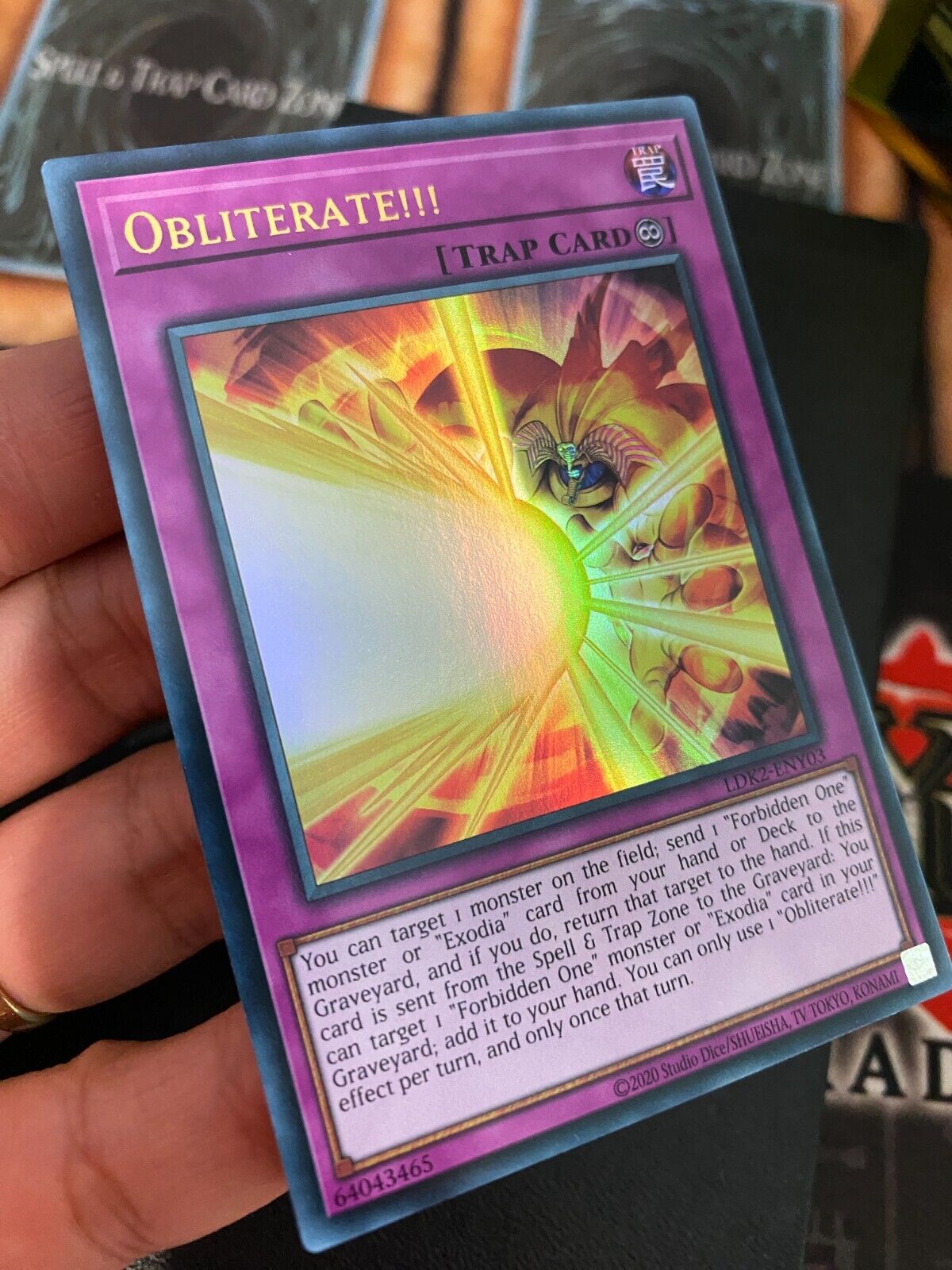 Yugioh Obliterate!!! LDK2-ENY03 Ultra Rare Unlimited Edition NM