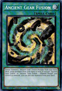 Yugioh Ancient Gear Fusion RA05-EN063 NA Print Secret Rare 1st Edition NM