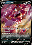 Pokemon Drapion V 118/196 Lost Origin Full Art Holo NM