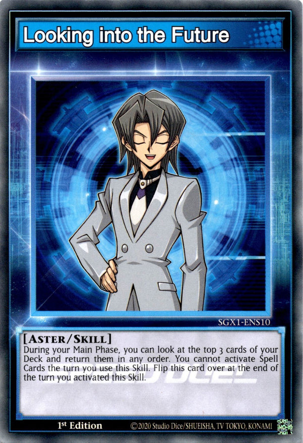 Yugioh Looking into the Future SGX1-ENS10 Speed Duel Common 1st Edition NM