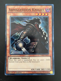 Yugioh Armageddon Knight THSF-EN035 Super Rare 1st Edition LP