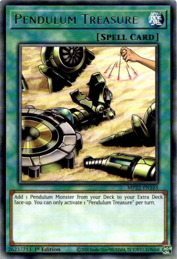 Yugioh Pendulum Treasure MP22-EN165 Rare 1st Edition NM