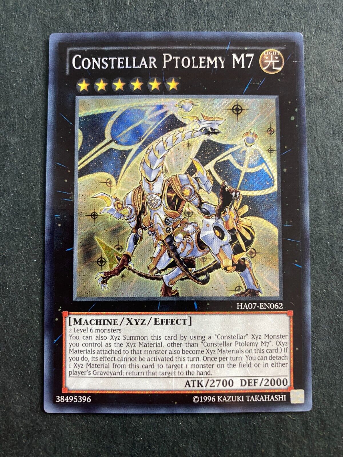 Yugioh Constellar Ptolemy M7 HA07-EN062 Secret Rare Unlimited Edition VLP/NM