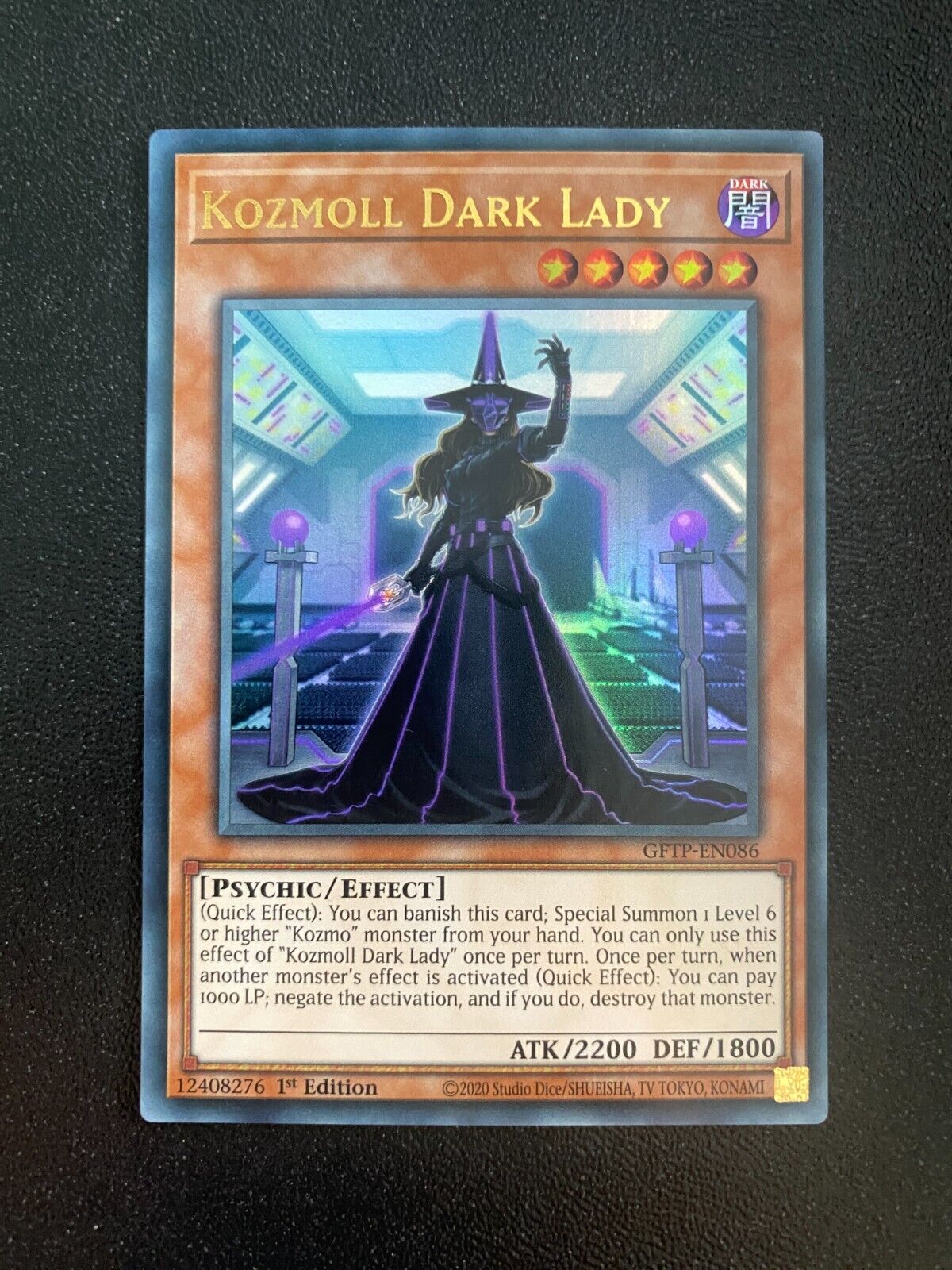 Yugioh Kozmoll Dark Lady GFTP-EN086 Ultra Rare 1st Edition NM/MINT