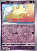 Pokemon Milcery 064/142 Stellar Crown Reverse Holo NM