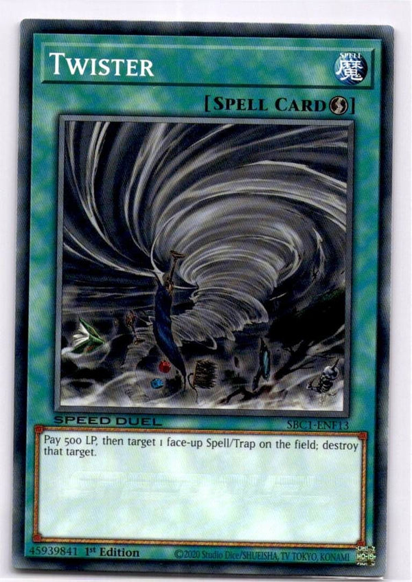 Yugioh Twister SBC1-ENF13 Common 1st Edition NM