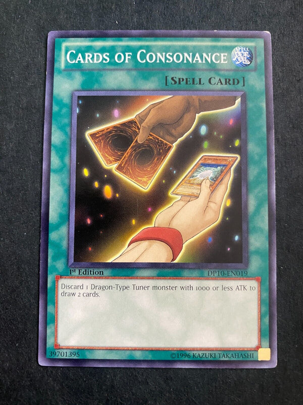 Yugioh Cards of Consonance DP10-EN019 Common 1st Edition MP