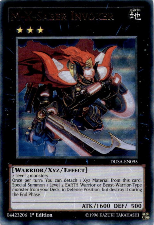 Yugioh M-X-Saber Invoker DUSA-EN095 Ultra Rare 1st Edition VLP/NM
