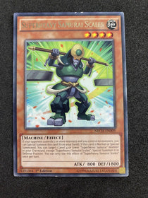 Yugioh Superheavyweight Samurai Scales NECH-EN009 Rare 1st Edition MP/LP