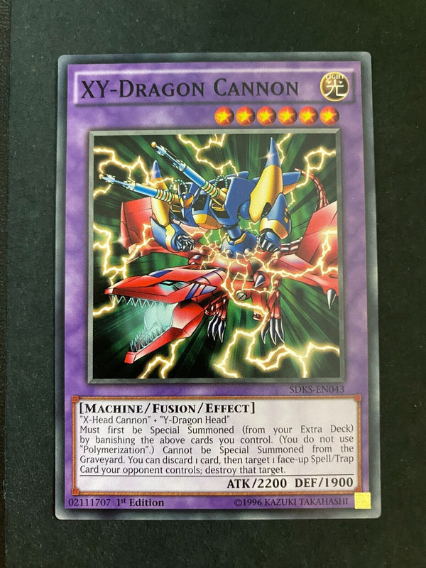 Yugioh XY-Dragon Cannon SDKS-EN043 Common 1st Edition VLP/NM