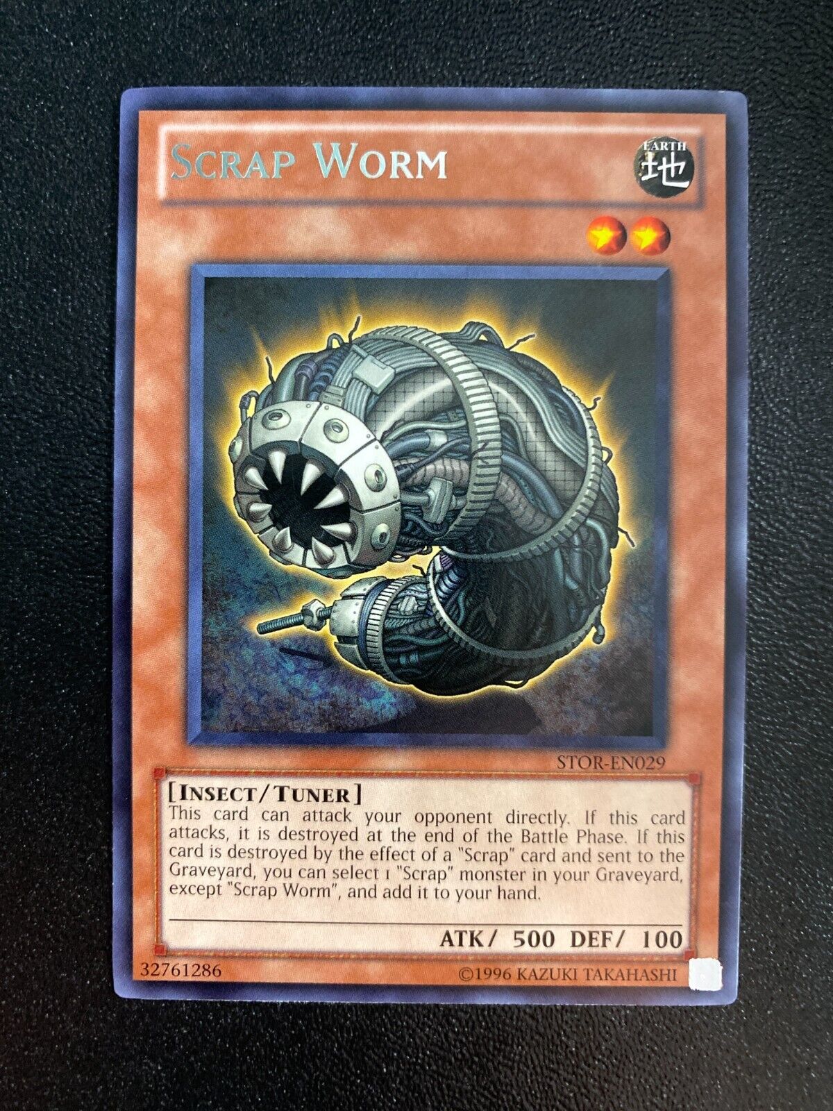 Yugioh Scrap Worm STOR-EN029 Rare Unlimited Edition VLP/NM