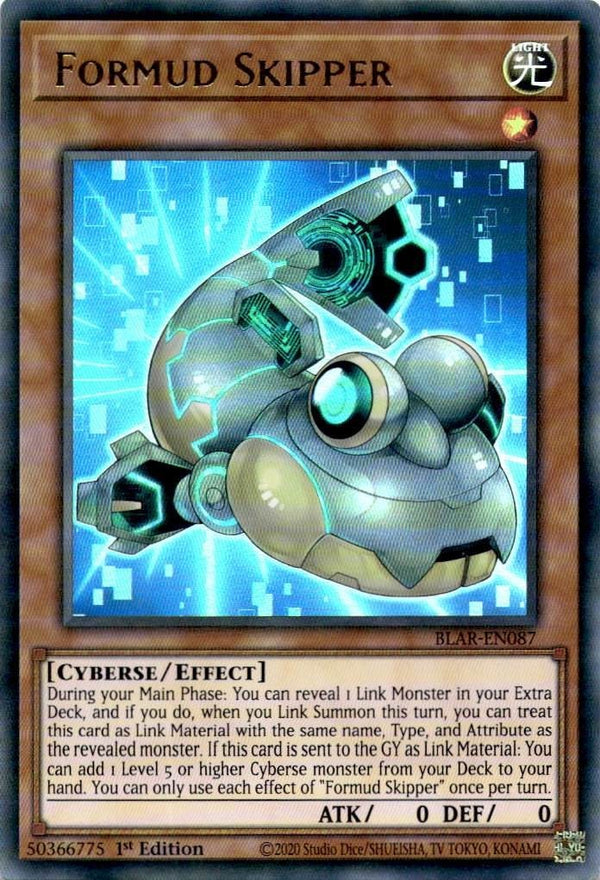 Yugioh Formud Skipper BLAR-EN087 Ultra Rare 1st Edition LP