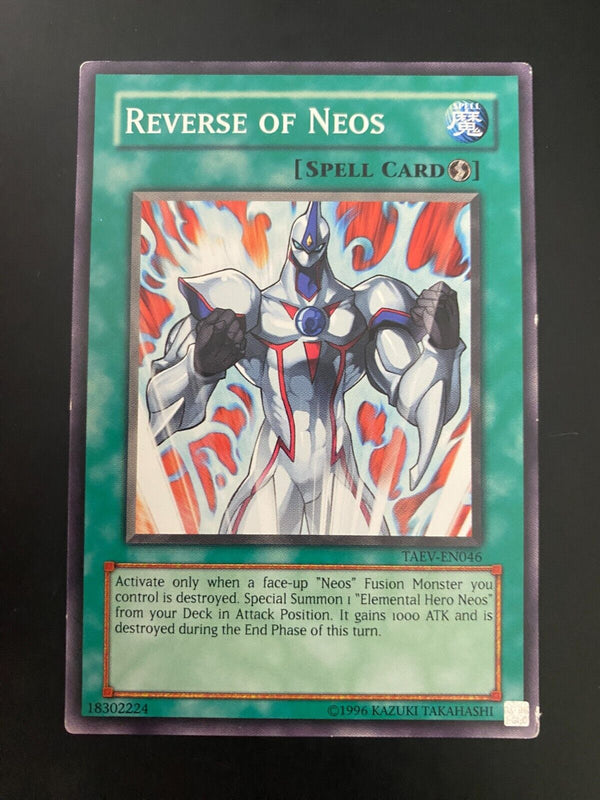 Yugioh Reverse of Neos TAEV-EN046 Common Unlimited Edition LP