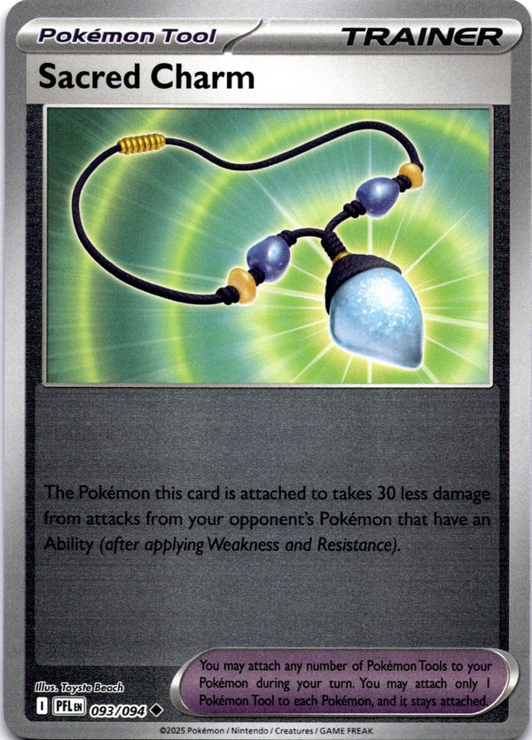 Pokemon Sacred Charm 093/094 Phantasmal Flames Reverse Holo NM