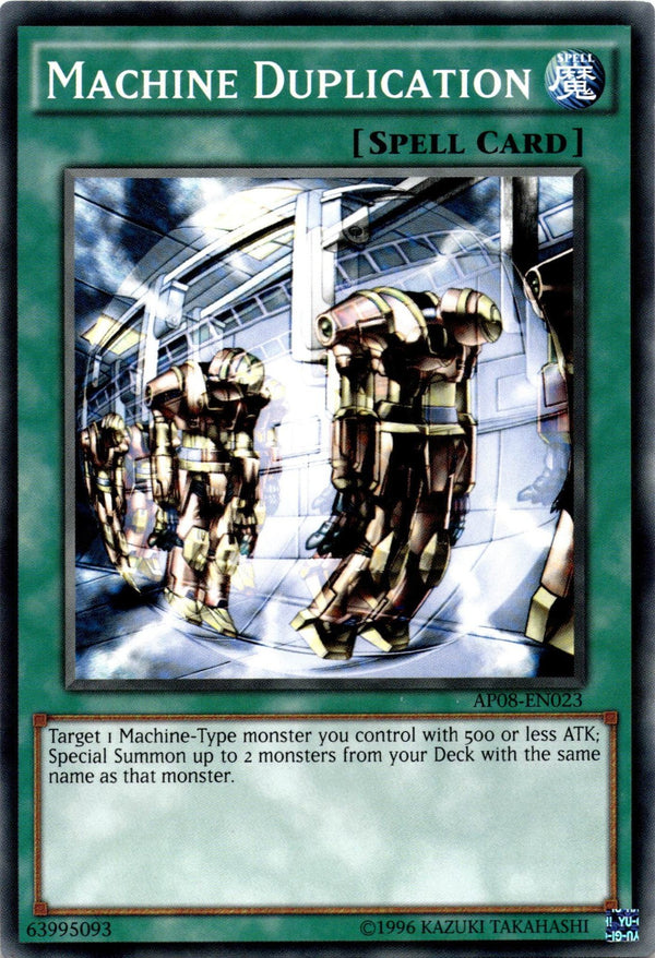 Yugioh Machine Duplication AP08-EN023 Common Unlimited Edition VLP/NM