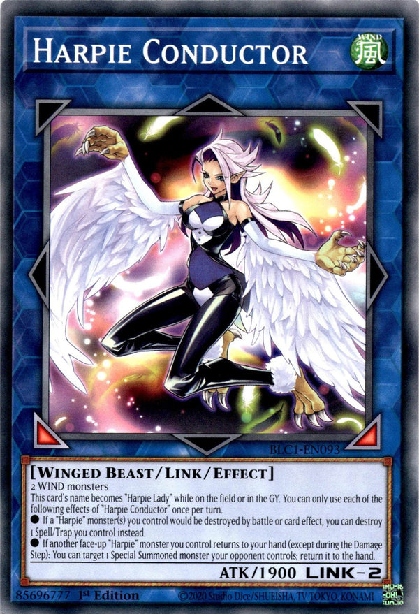 Yugioh Harpie Conductor BLC1-EN093 Common 1st Edition NM