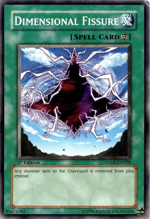 Yugioh Dimensional Fissure SDDE-EN028 Common 1st Edition MP