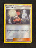 Pokemon Brock's Grit 135/181 Team Up Reverse Holo NM