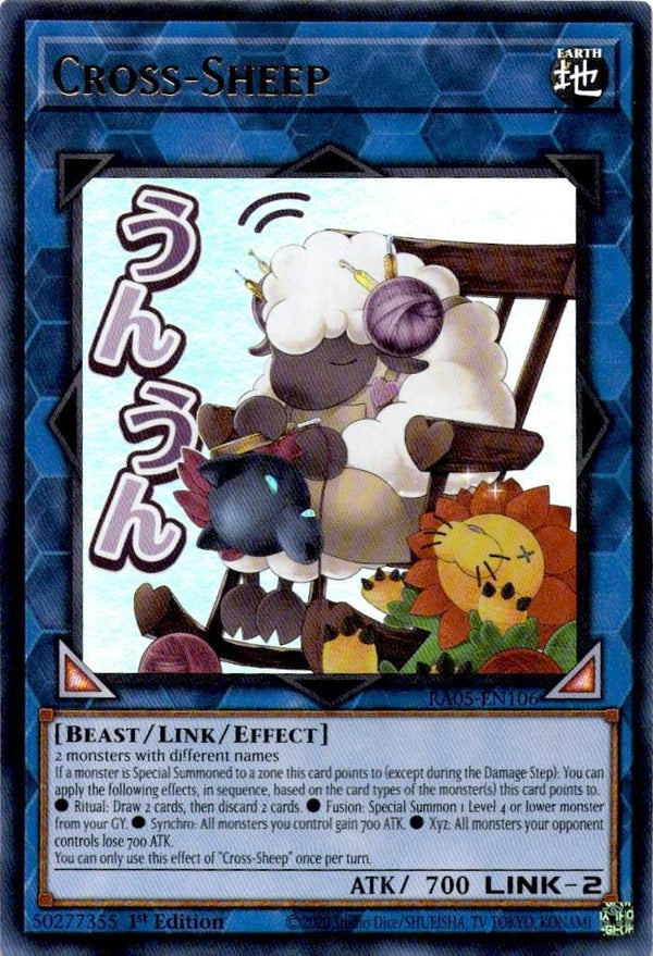 Yugioh Cross-Sheep RA05-EN106 NA Print Ultra Rare 1st Edition NM