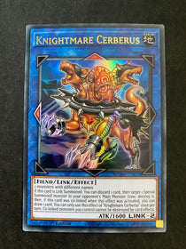 Yugioh Knightmare Cerberus MAMA-EN070 Ultra Rare 1st Edition NM