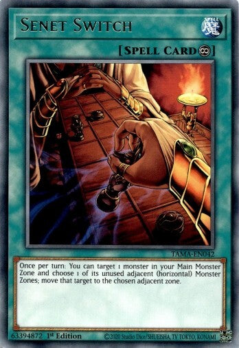 Yugioh Senet Switch TAMA-EN042 Rare 1st Edition NM