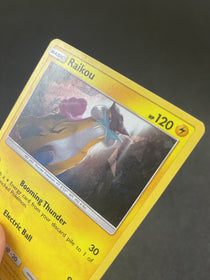 Pokemon Raikou 32/73 Shining Legends Cracked Ice Holo Rare LP