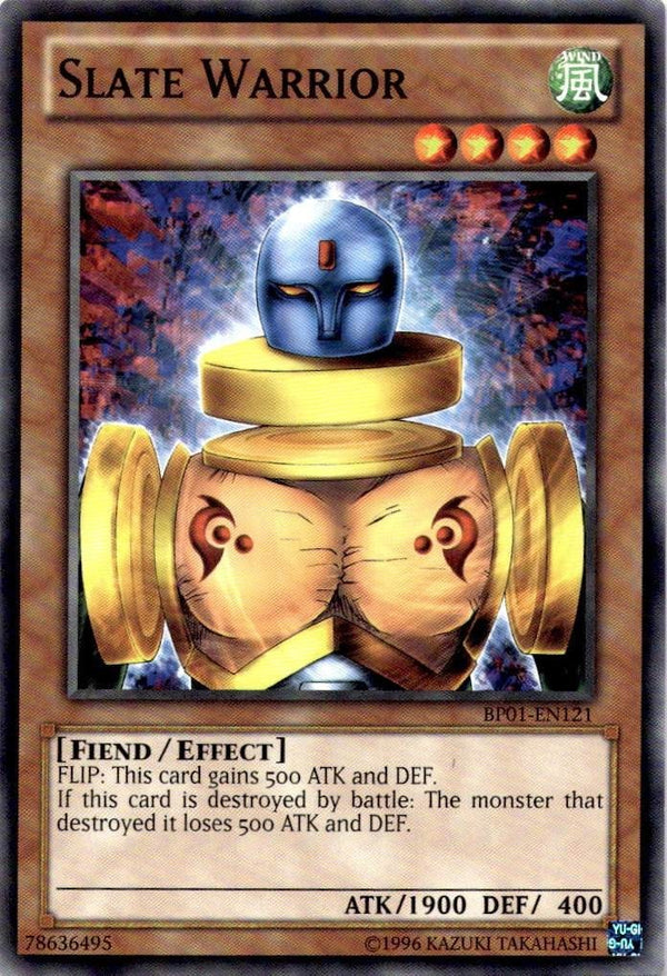 Yugioh Slate Warrior BP01-EN121 Common Unlimited Edition NM