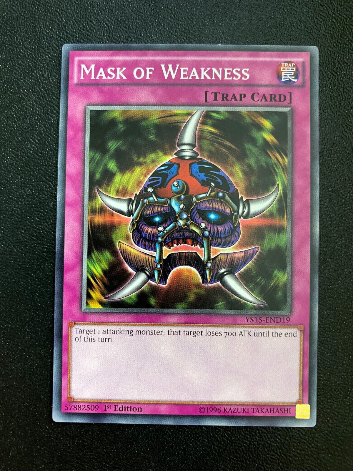 Yugioh Mask of Weakness YS15-END19 Common 1st Edition LP