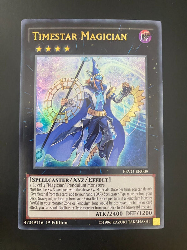 Yugioh Timestar Magician PEVO-EN009 1st Edition NM