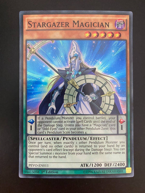 Yugioh Stargazer Magician PEVO-EN011 1st Edition NM