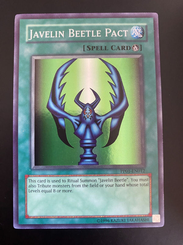 Yugioh Javelin Beetle Pact PP01-EN012 Super Rare Unlimited Edition MINT