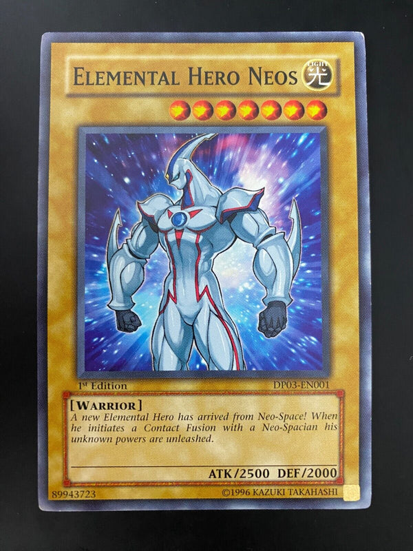 Yugioh Elemental Hero Neos DP03-EN001 Common 1st Edition LP