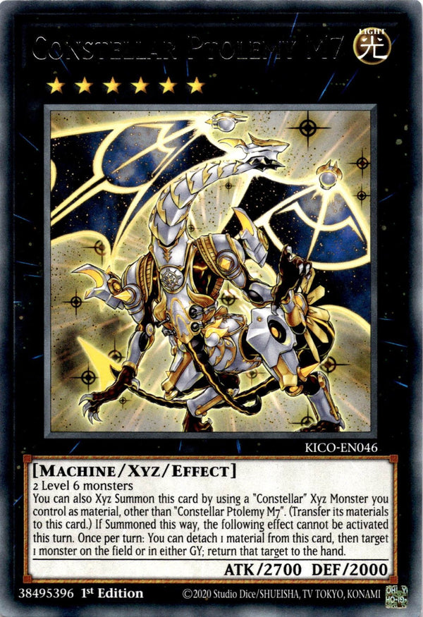 Yugioh Constellar Ptolemy M7 KICO-EN046 Rare 1st Edition NM