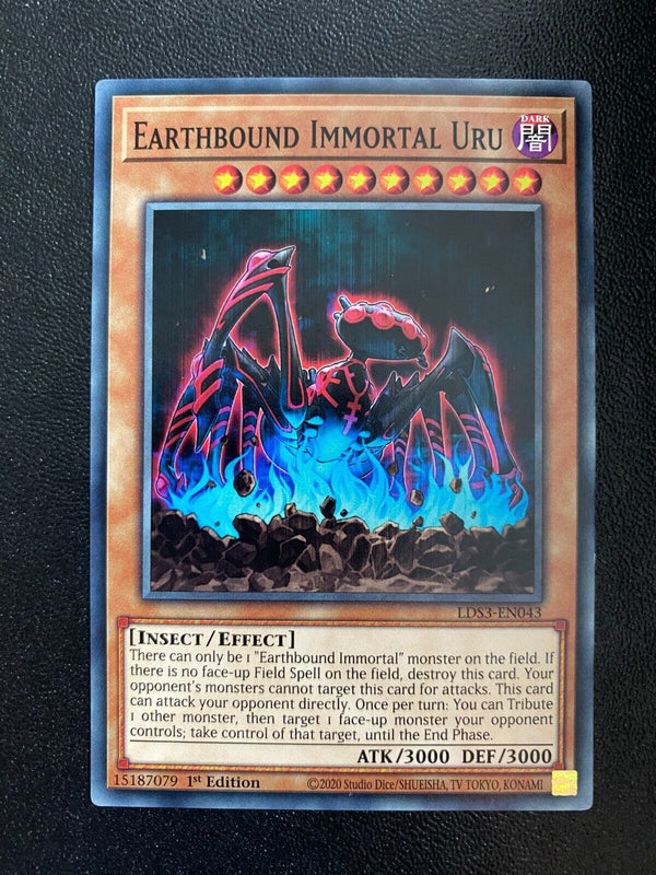 Yugioh Earthbound Immortal Uru LDS3-EN043 Common 1st Edition NM